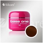 36 Choco Brown base one żel kolorowy gel kolor SILCARE 5 g